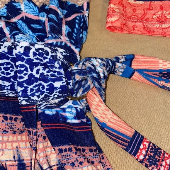 Bebe Tropical Tribal Print Romper - Picture 4 of 6